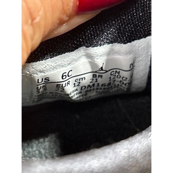 Nike Jordan Toddler Basketball Shoes DM1687-006 Black/Red Size 6C - Picture 7 of 10